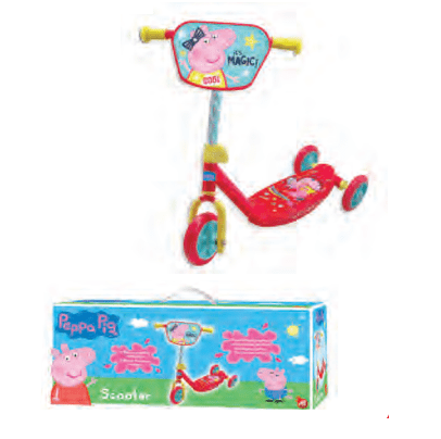 Toys 3-Wheel Scooter - Peppa Pig