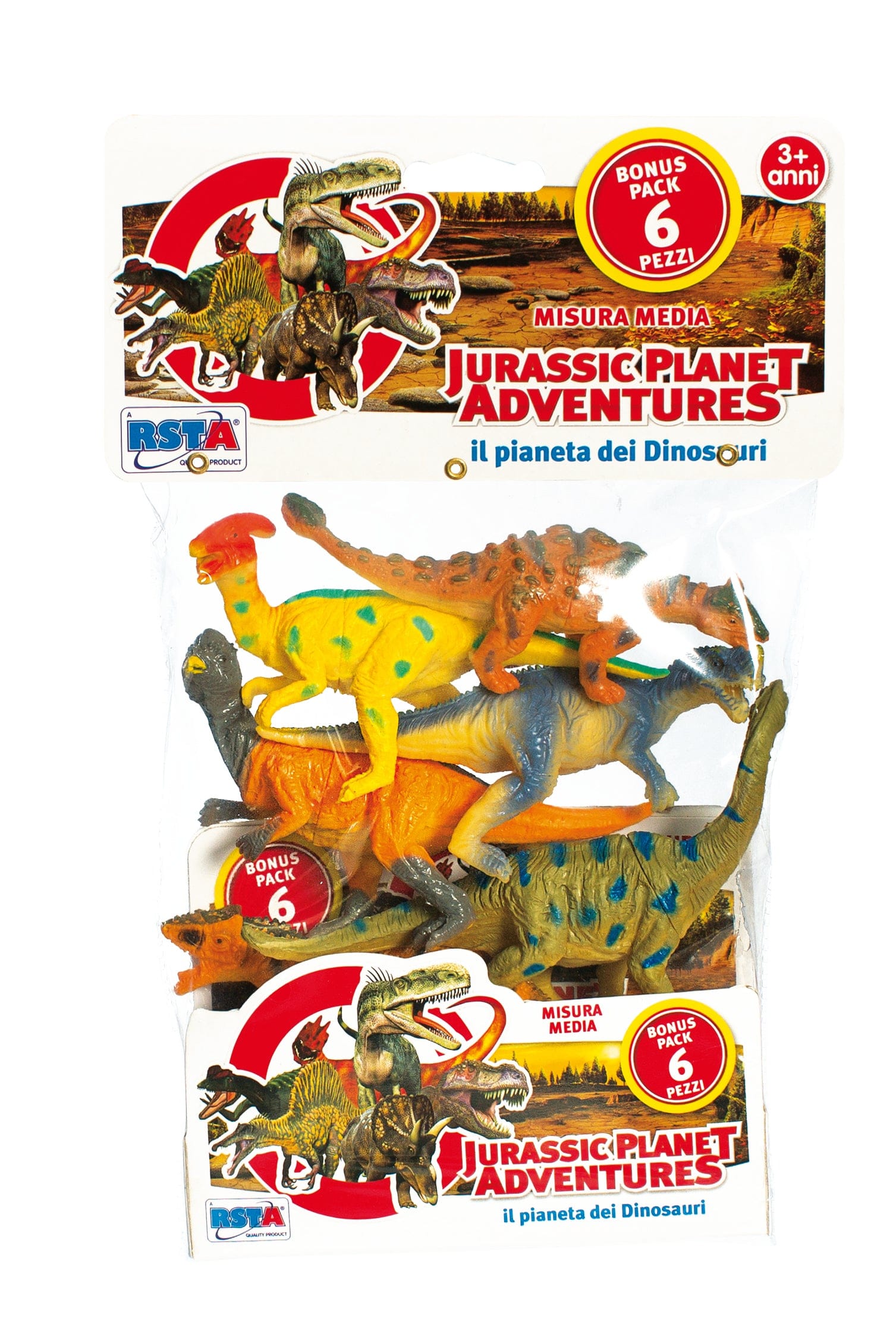 Toys 6-PIECE MEDIUM DINOSAUR ENVELOPE