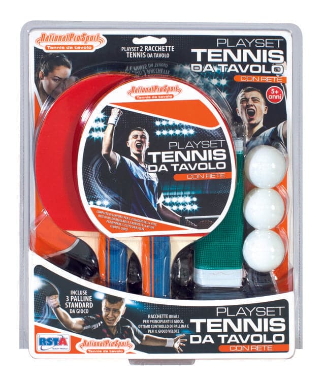 2 RACKETS 3 STARS + NET + 3 BLISTER BALLS