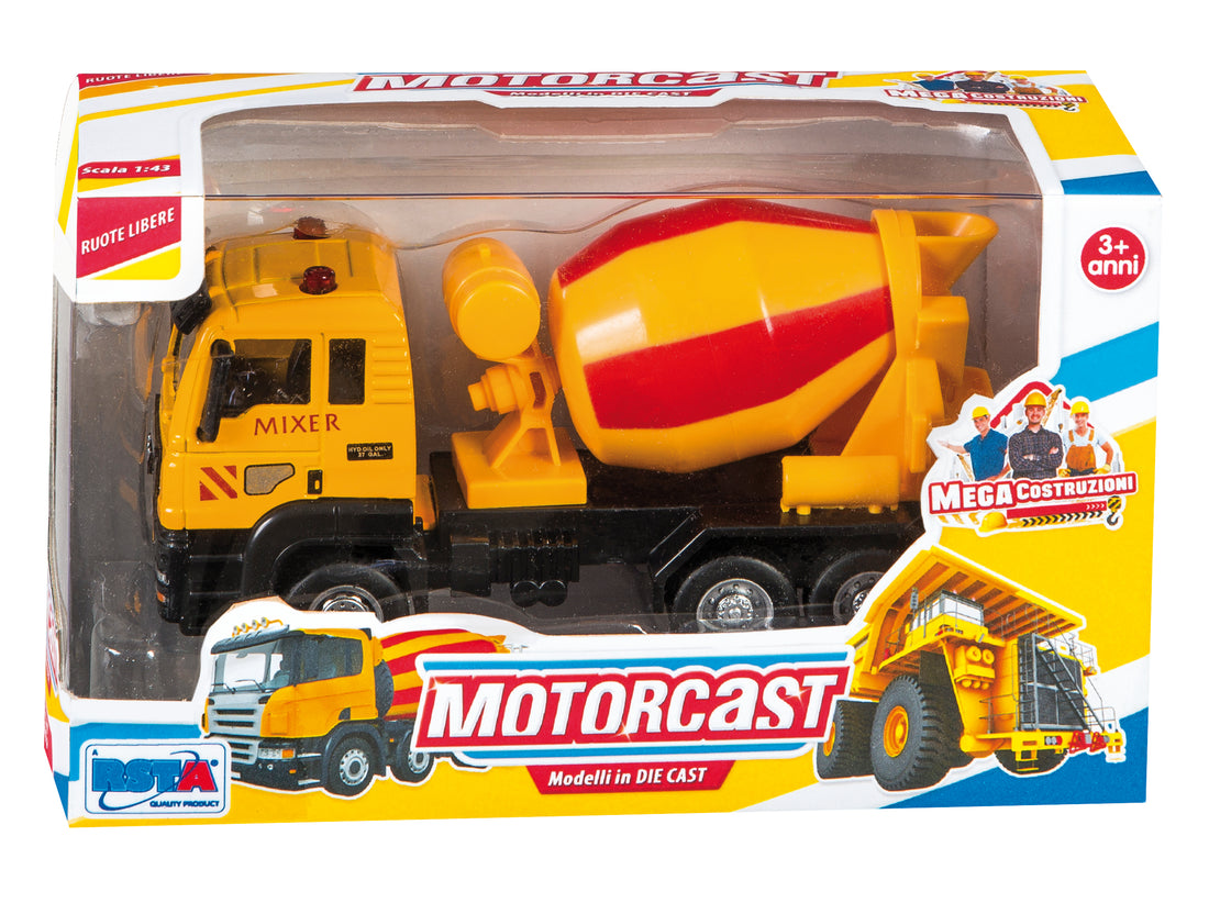 Motorcast Truck Costruzioni Sc.1 / 43, Dsp 6 Pcs, 3 Mod Ass.