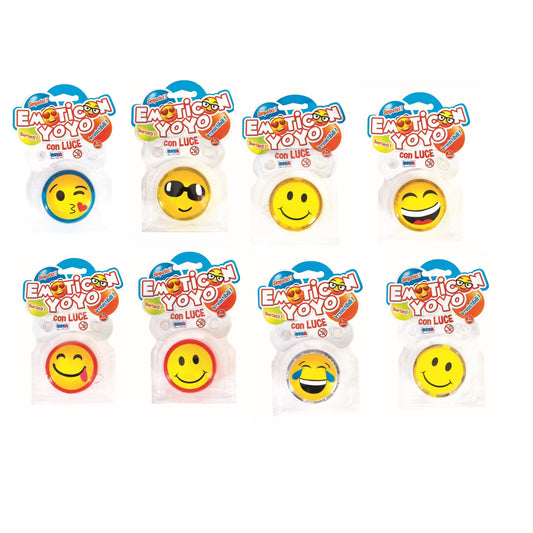 Toys EMOTICON YOYO CONF.BLISTER WITH LIGHT ASSORTED DESIGNS