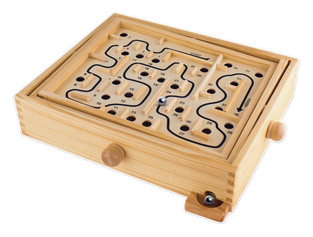 Wooden Labyrinth Game