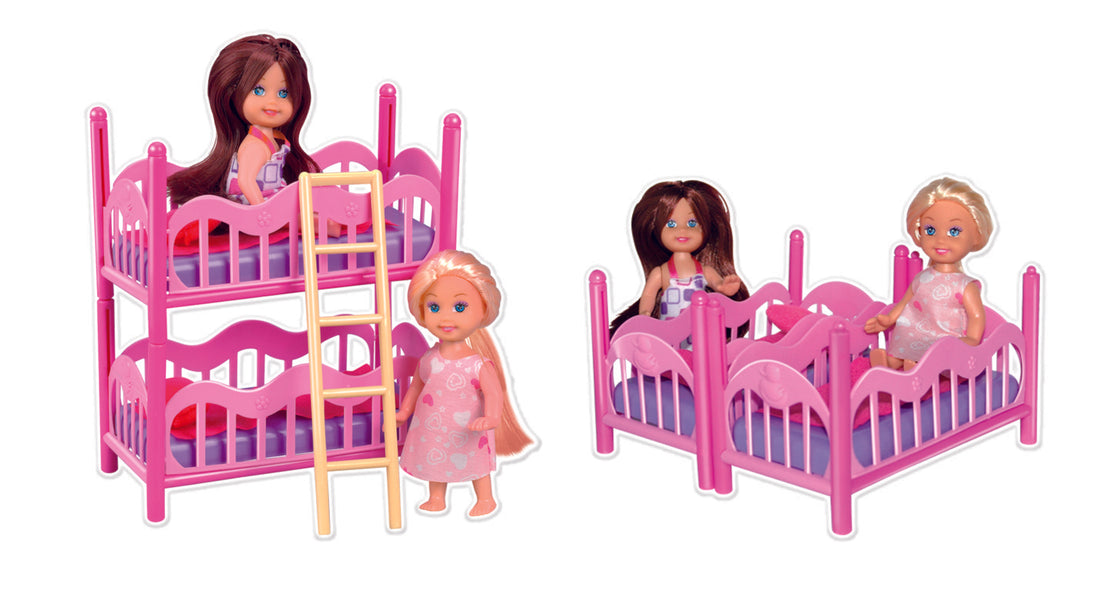 THE WORLD OF SOFY BEDROOM BUNK BEDS 2 DOLLS