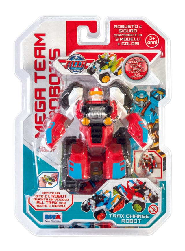 Toys MEGA ROBOT TEAM - TRAX CHANGE VEICOLO