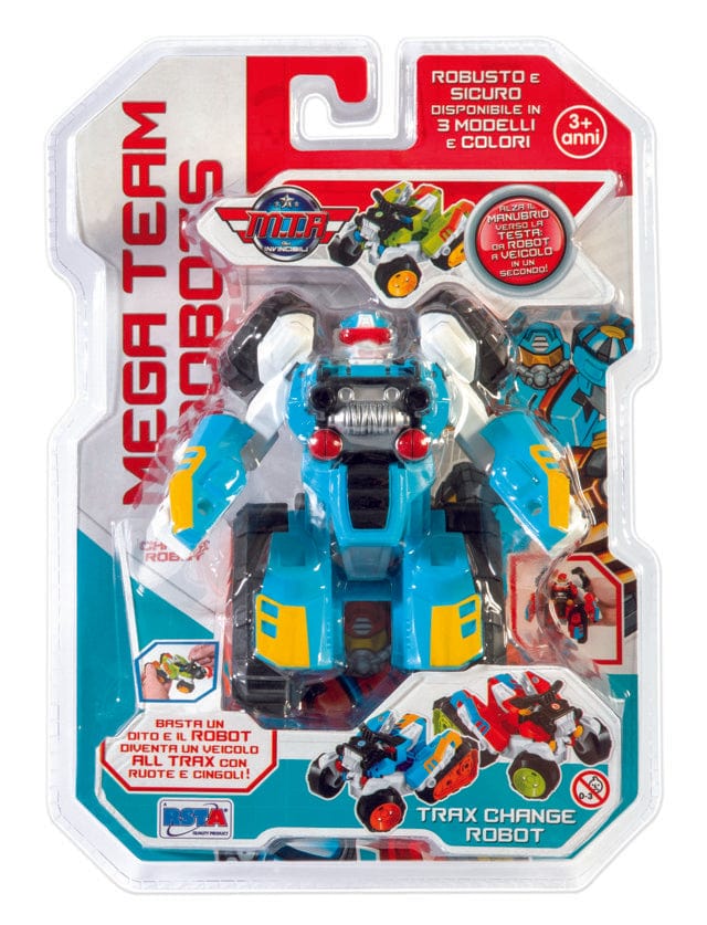 Toys MEGA ROBOT TEAM - TRAX CHANGE VEICOLO