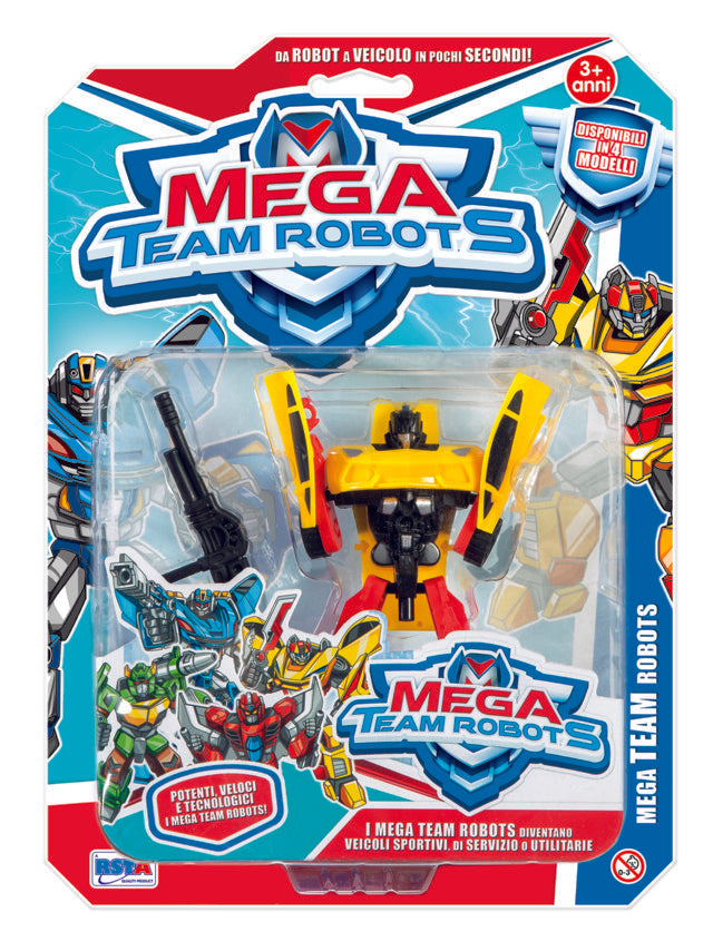 MEGA TEAM ROBOTS BLISTER 4 ASS