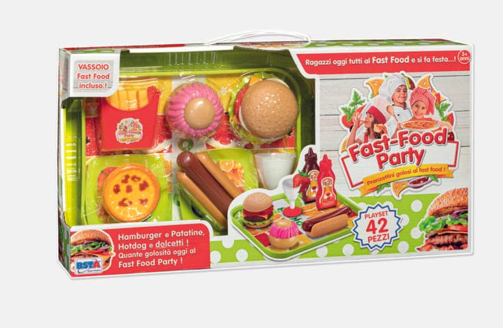 Toys Playset Fast Food Party