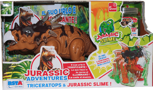 Toys STIRACOSAURO WITH JURASSIC SLIME
