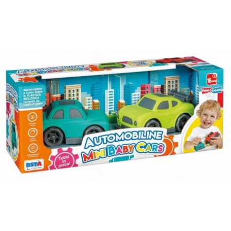 SET 2 BABY PLASTIC CARS