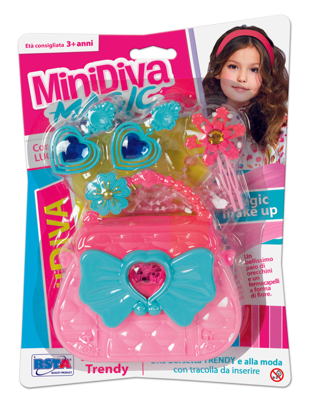 BLISTER BORSETTA MINIDIVA CON ACC.RI CON LUCE