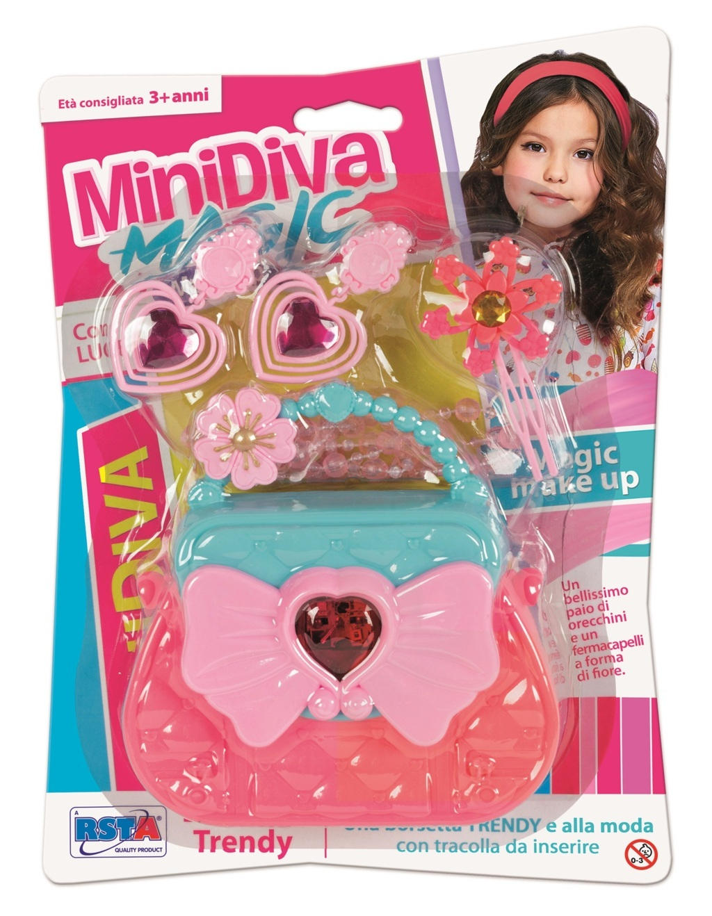 BLISTER BORSETTA MINIDIVA CON ACC.RI CON LUCE