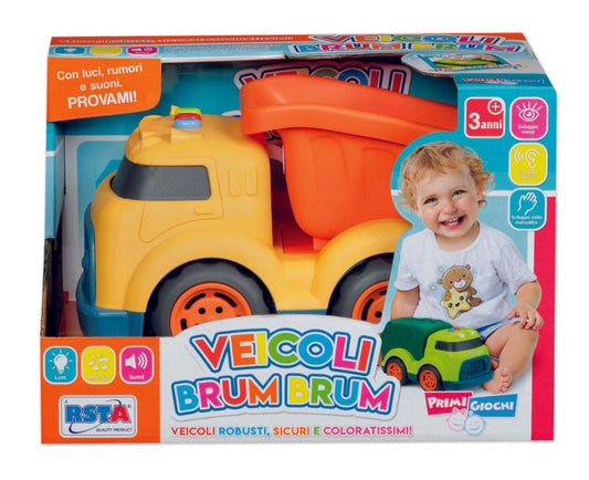 Toys VEICOLI BRUM BRUM PRIMIGIOCHI LUCI E SUONI 3 ASS.