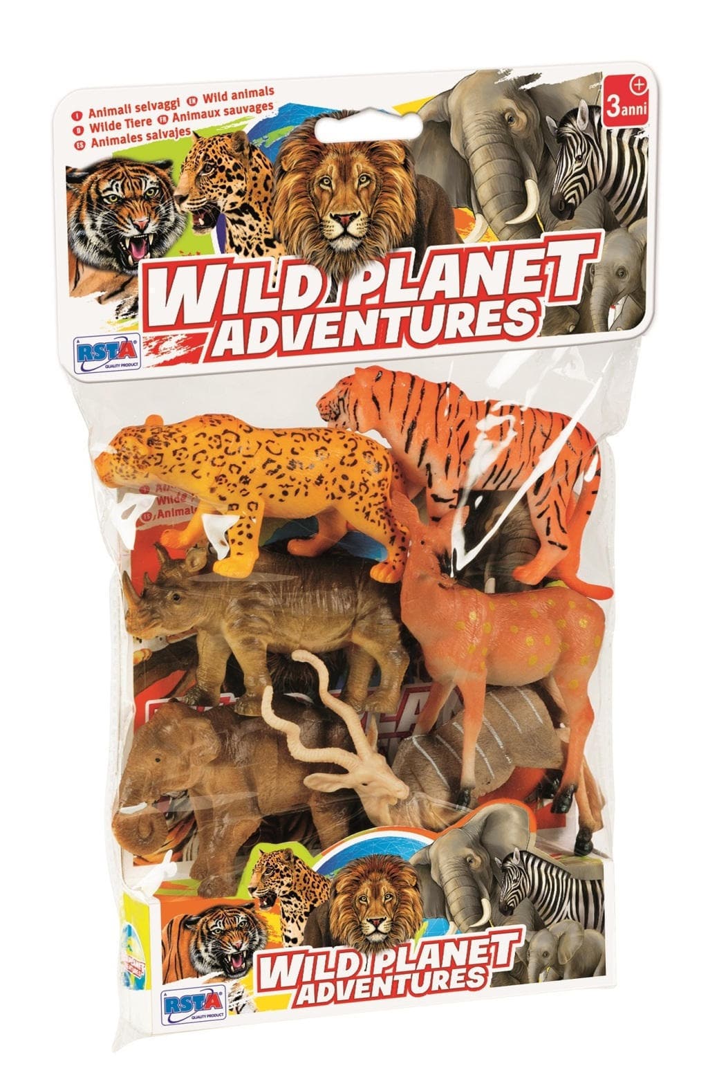 WILD PLANET ANIMALS BAG 6 PIECES