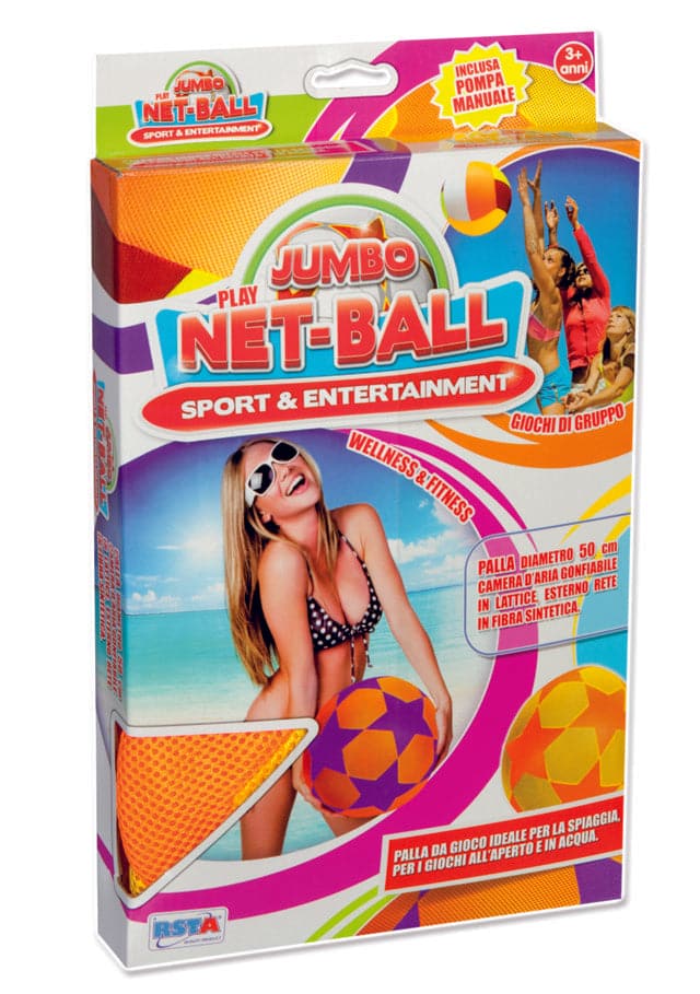 TPX BALLS NET BALLS 50 CM 3AS BOX WITH PUMP