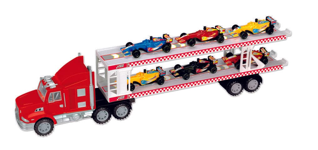 Toys Camion Bisarca Con 6 Auto Motor Racer (ASST.)