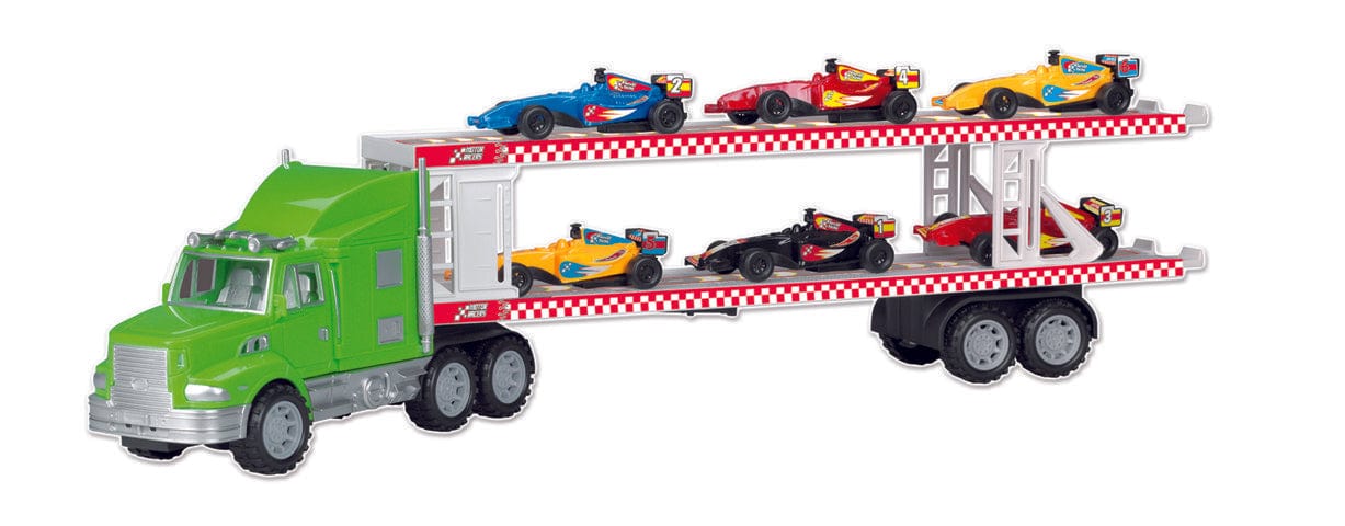 Toys Camion Bisarca Con 6 Auto Motor Racer (ASST.)