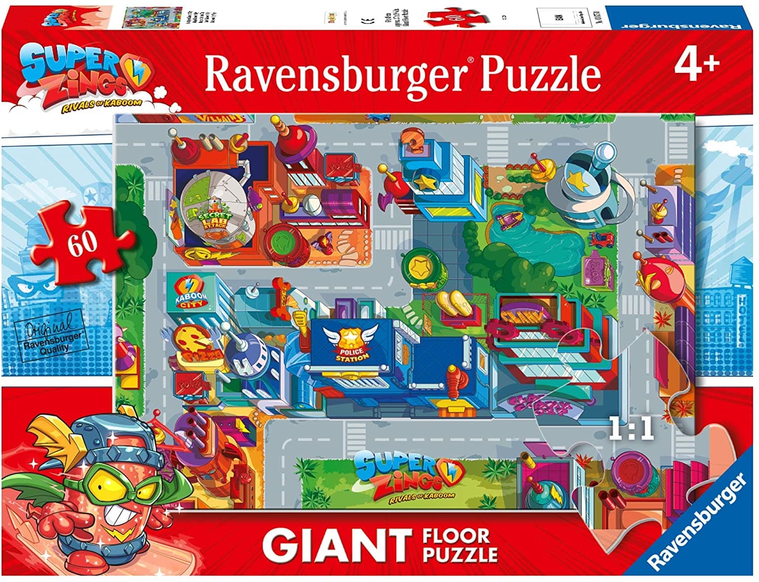 Giant 60 Piece Puzzle - Super Zings