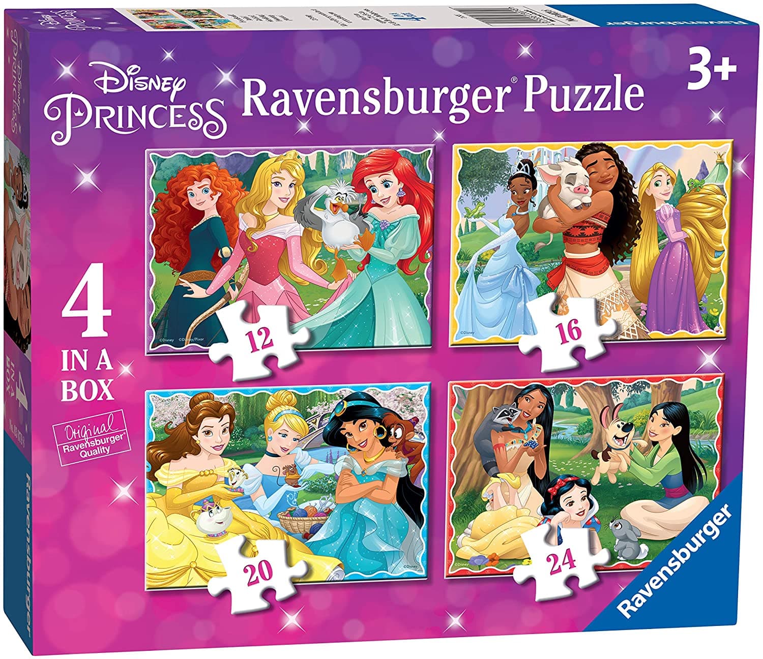 4 In 1 Puzzle Disney Princesses - Premium  from Toys - Just €7.99! Shop now at Maltashopper.com
