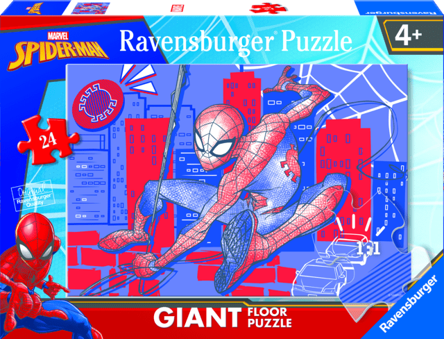 Toys 24 Piece Giant Floor Puzzle - Spiderman