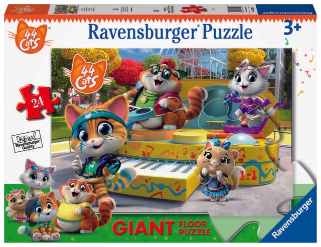 24 Piece Giant Floor Puzzle - 44 Cats C