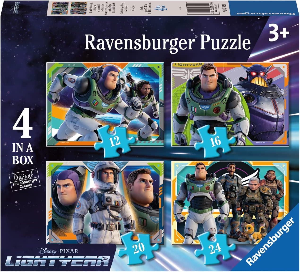 4 Puzzle in 1 - Disney Lightyear