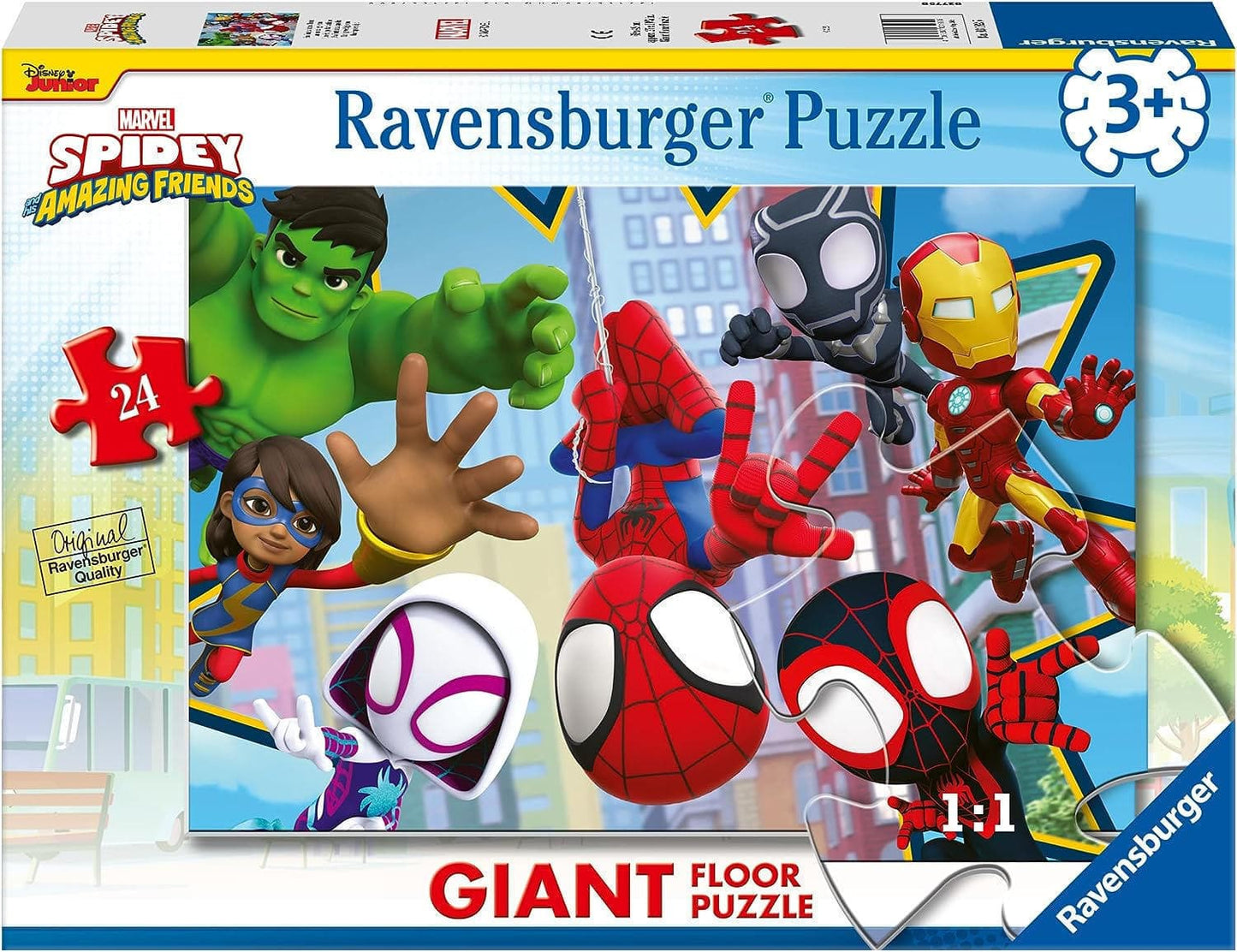 24 Piece Giant Floor Puzzle - Spidey