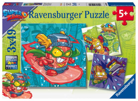 3 49 Piece Puzzles - Super Zings