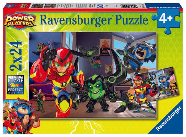 2 24 Piece Puzzles - Power Players