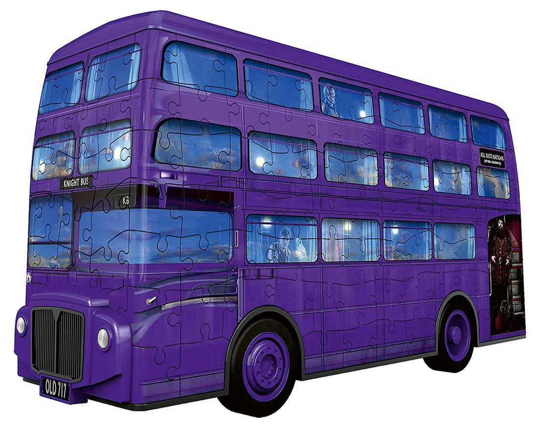 3 D Puzzle Midi Series Harry Potter London Bus Nighttime