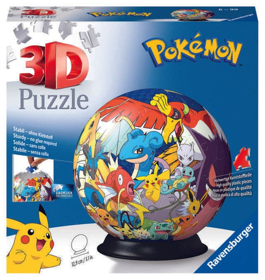 72 Piece 3D Puzzle - Pokemon Puzzleball