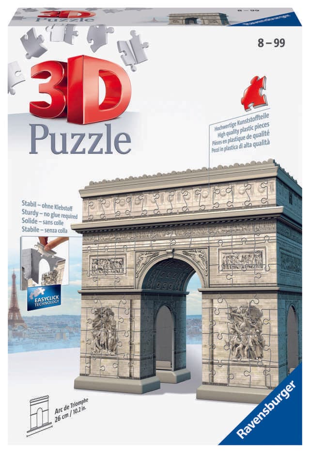 216 Piece 3D Puzzle - Arc de Triomphe