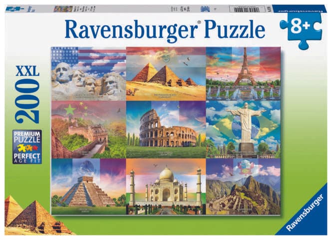 200 Piece XXL Puzzle - World Monuments