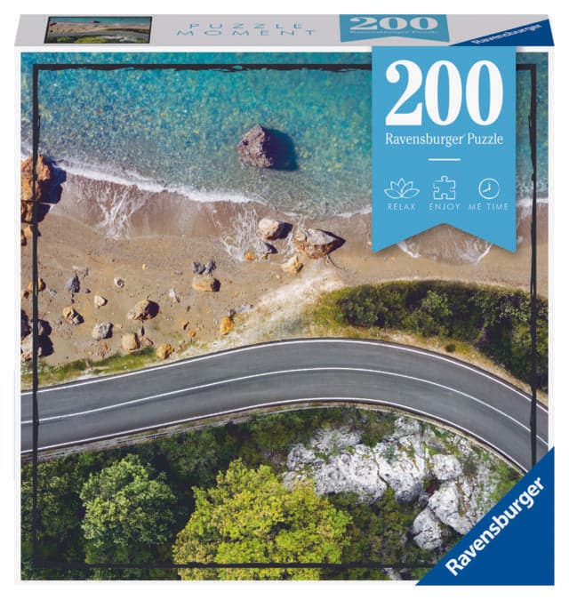 200 Piece Jigsaw Puzzle - Moment Puzzle: Beachroad