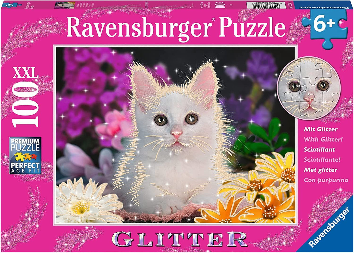 Puzzle 100 pcs. XXL - Glitter Kitty