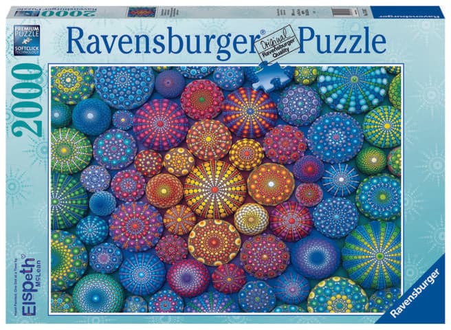 2000 Piece Puzzle - Mandala Rainbows