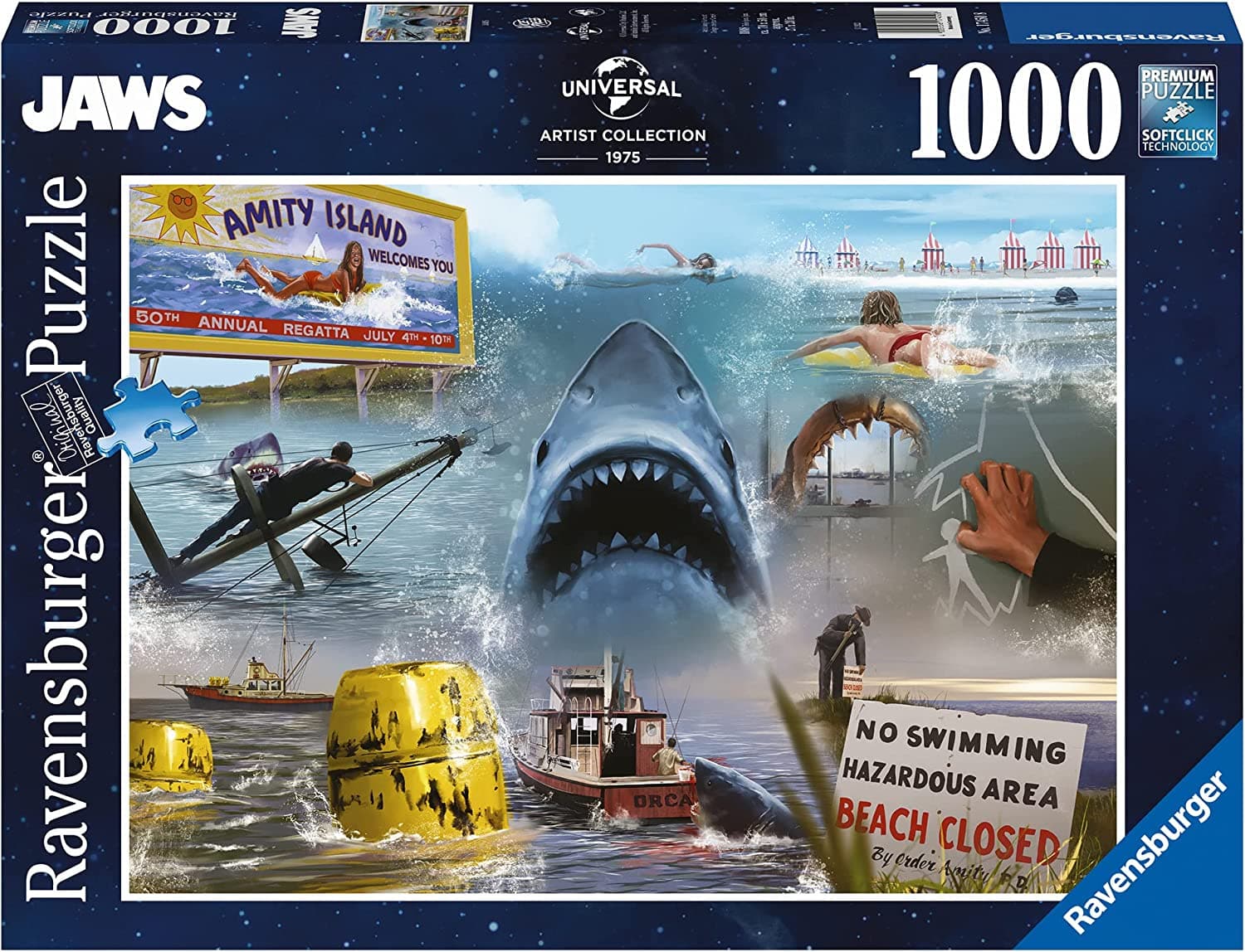 Puzzle 1000 Pcs Jaws Jaws - Premium  from Toys - Just €12.99! Shop now at Maltashopper.com