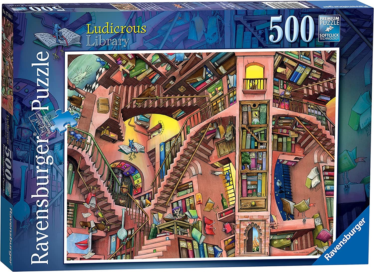 Toys Puzzle 500 pz - La biblioteca bislacca