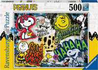 500 Piece Puzzle - Peanuts Graffiti