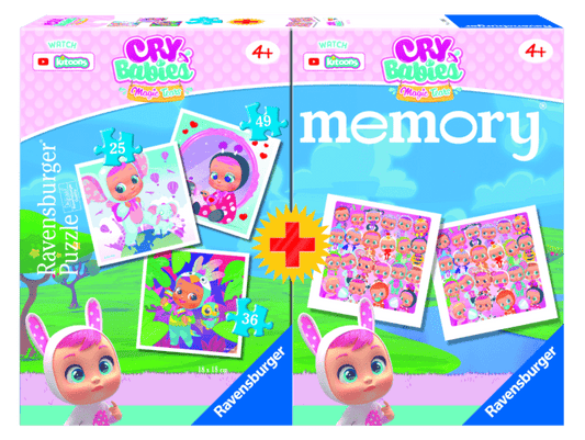 Toys Multipack memory + 3 puzzle - Cry Babies