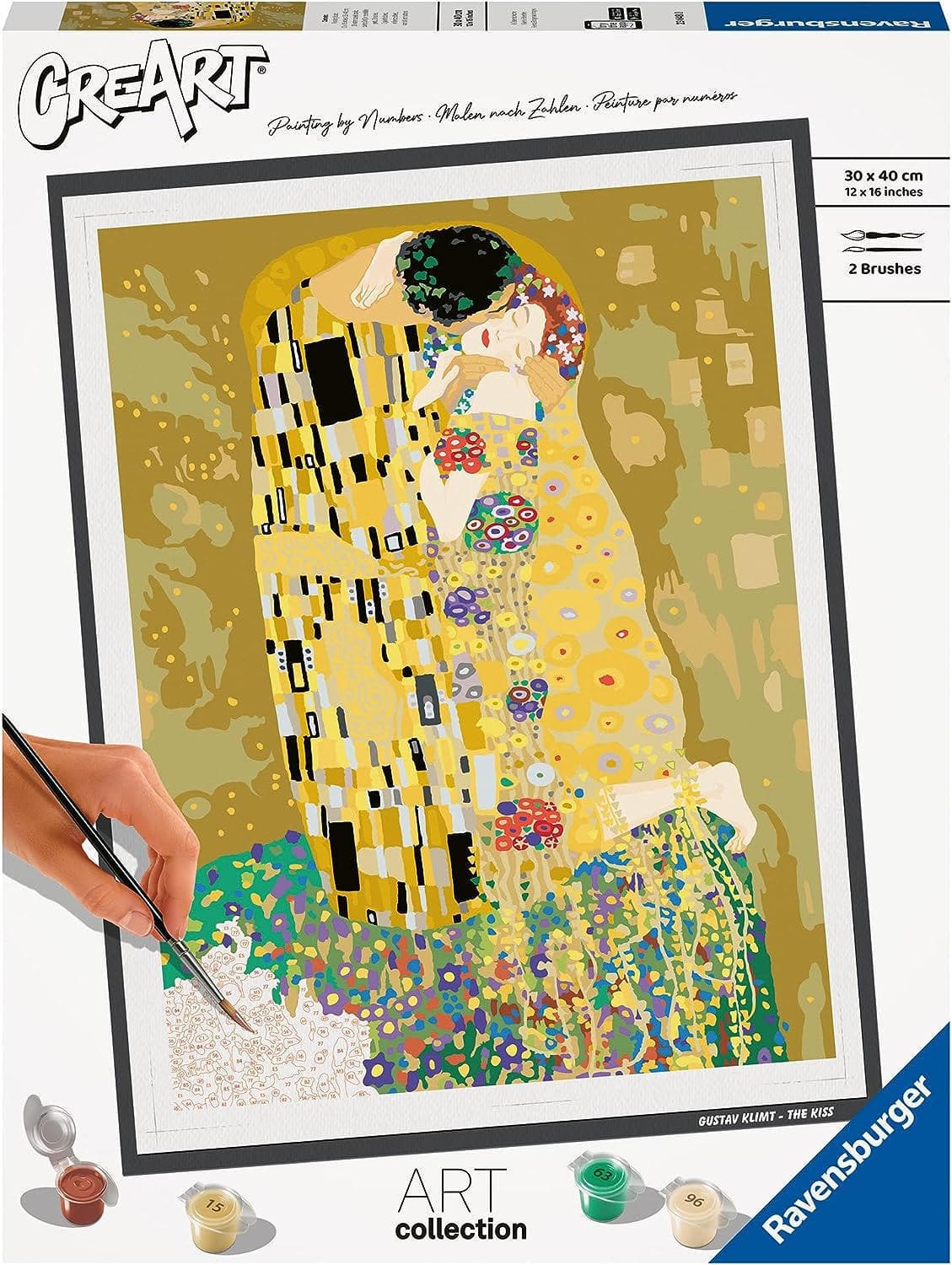 Cre Art Serie B Art Collection Klimt: The Kiss - best price from Maltashopper.com RVB23648