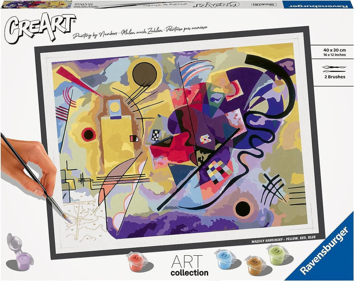 Toys CreArt Serie B Art Collection - Kandinsky: Yellow, red, blue