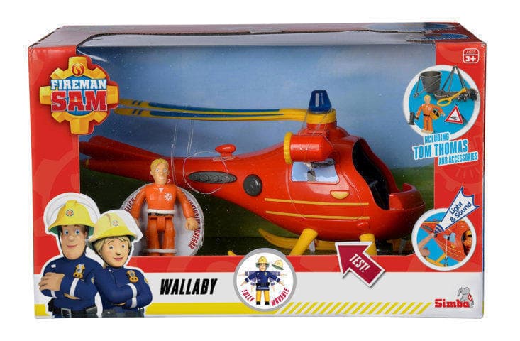 Wallaby helicopter with character Tom