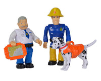 Set of two articulated figures cm.7,5 with accessories and puppy - 4 asst