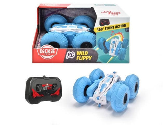 RC Wild Flippy cm 15 , 2 channels, 2,4GHz, flip function, rotating side axes, speed up to 8 km/h