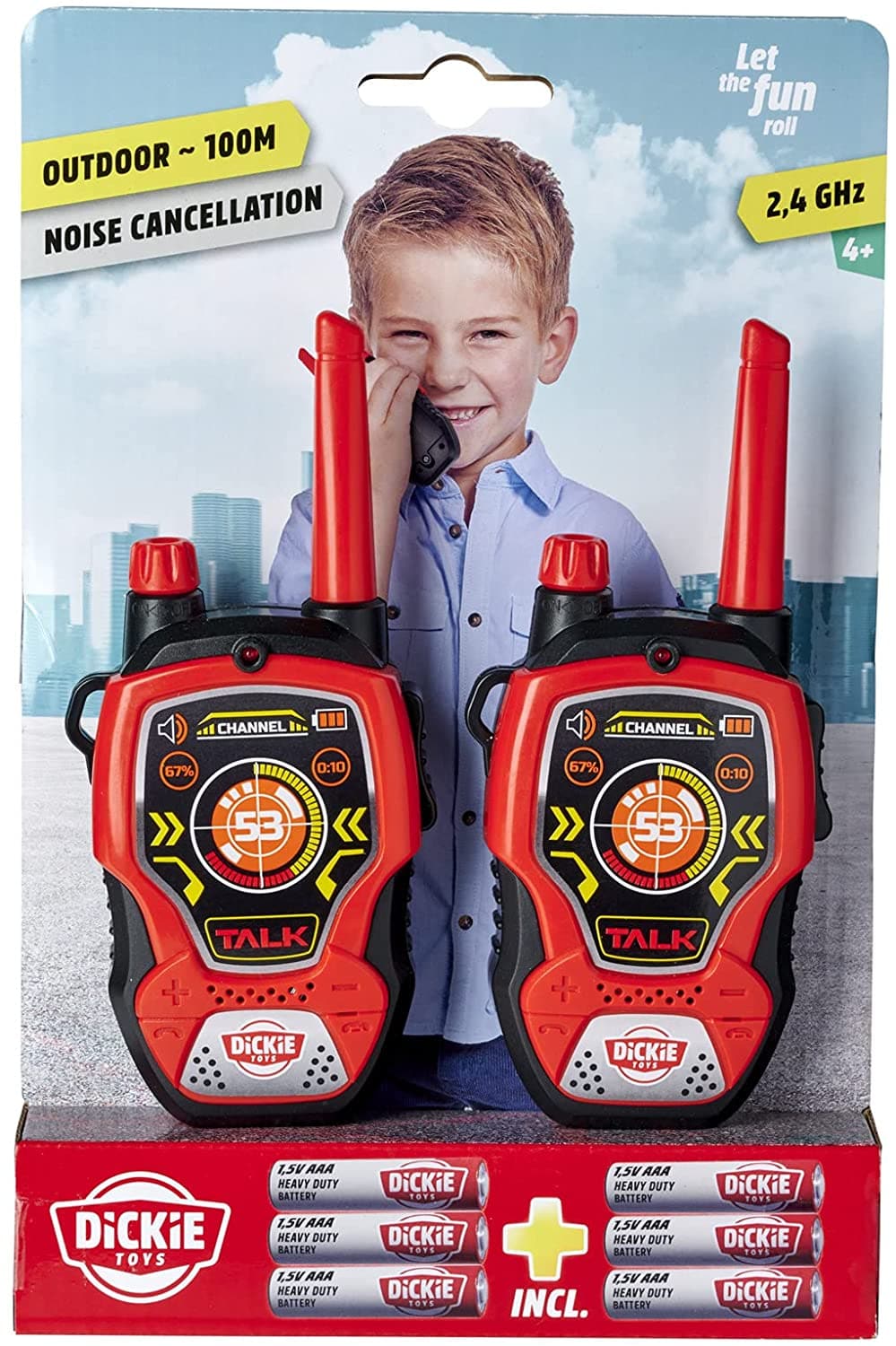 Dickie Toys - Walkie Talkie Rossi (2,4 Ghz)