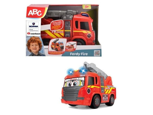 ABC Ferdy Fire, fire truck cm. 25, lights and sounds, motorized