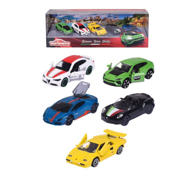 Majorette Dream Cars Italy, Giftpack 5 pz