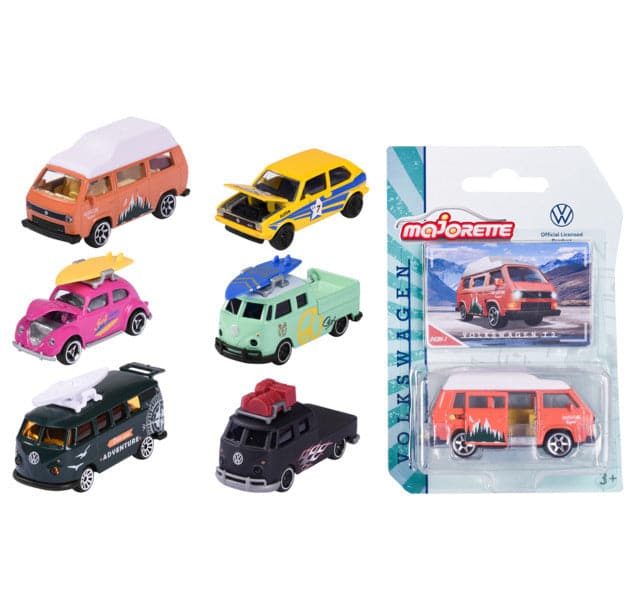 Majorette - Volkswagen The Originals Premium 6 ast.