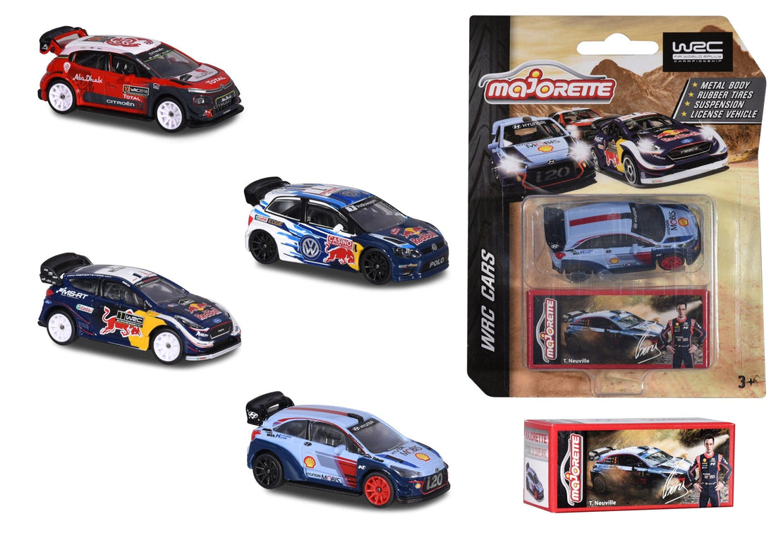 Majorette Racing Cars WRC - 4 asst.