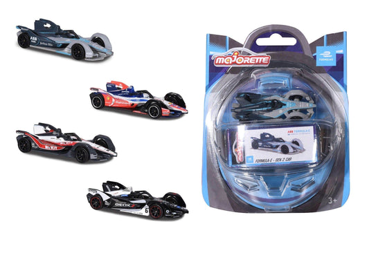 Toys Majorette Formula E Deluxe Gen 2 Cars 1:64 -6 asst.